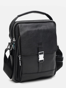 Мессенджер Borsa Leather модель k19747-black Фото