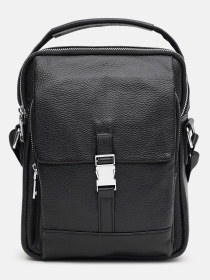 Мессенджер Borsa Leather модель k19747-black Фото