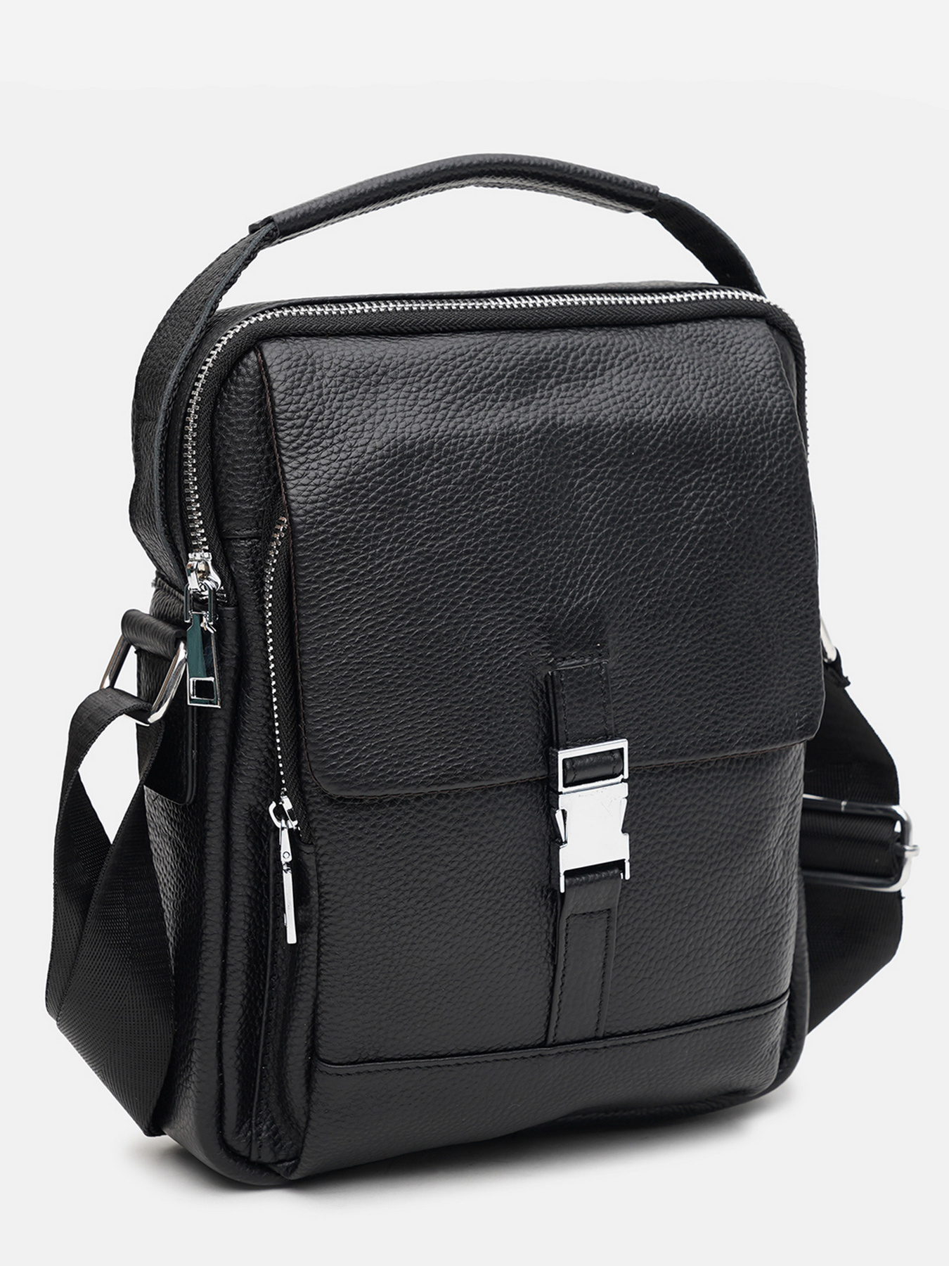 Мессенджер Borsa Leather модель k19747-black Фото