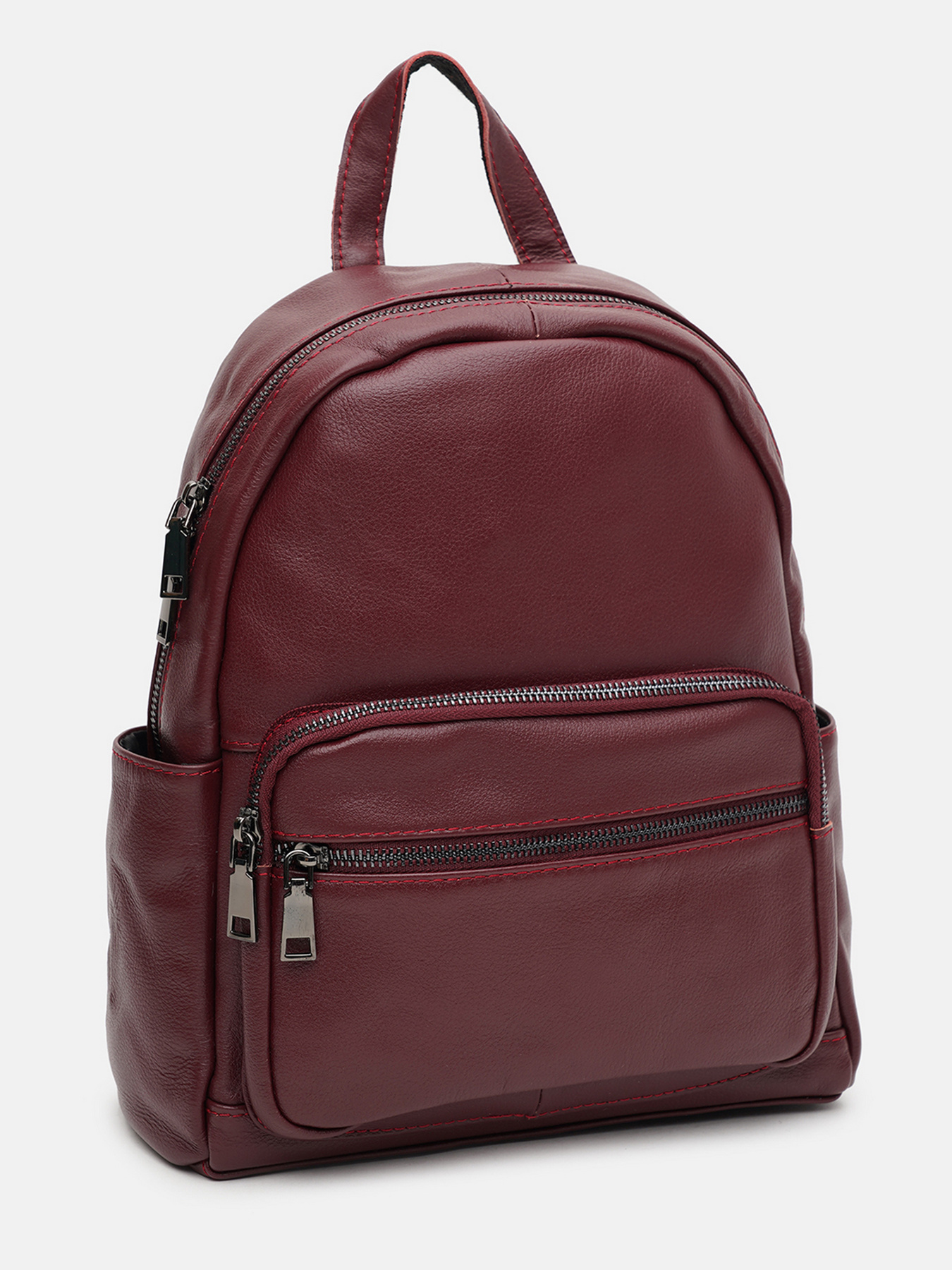 Рюкзак Borsa Leather модель k110086w-bordo Фото