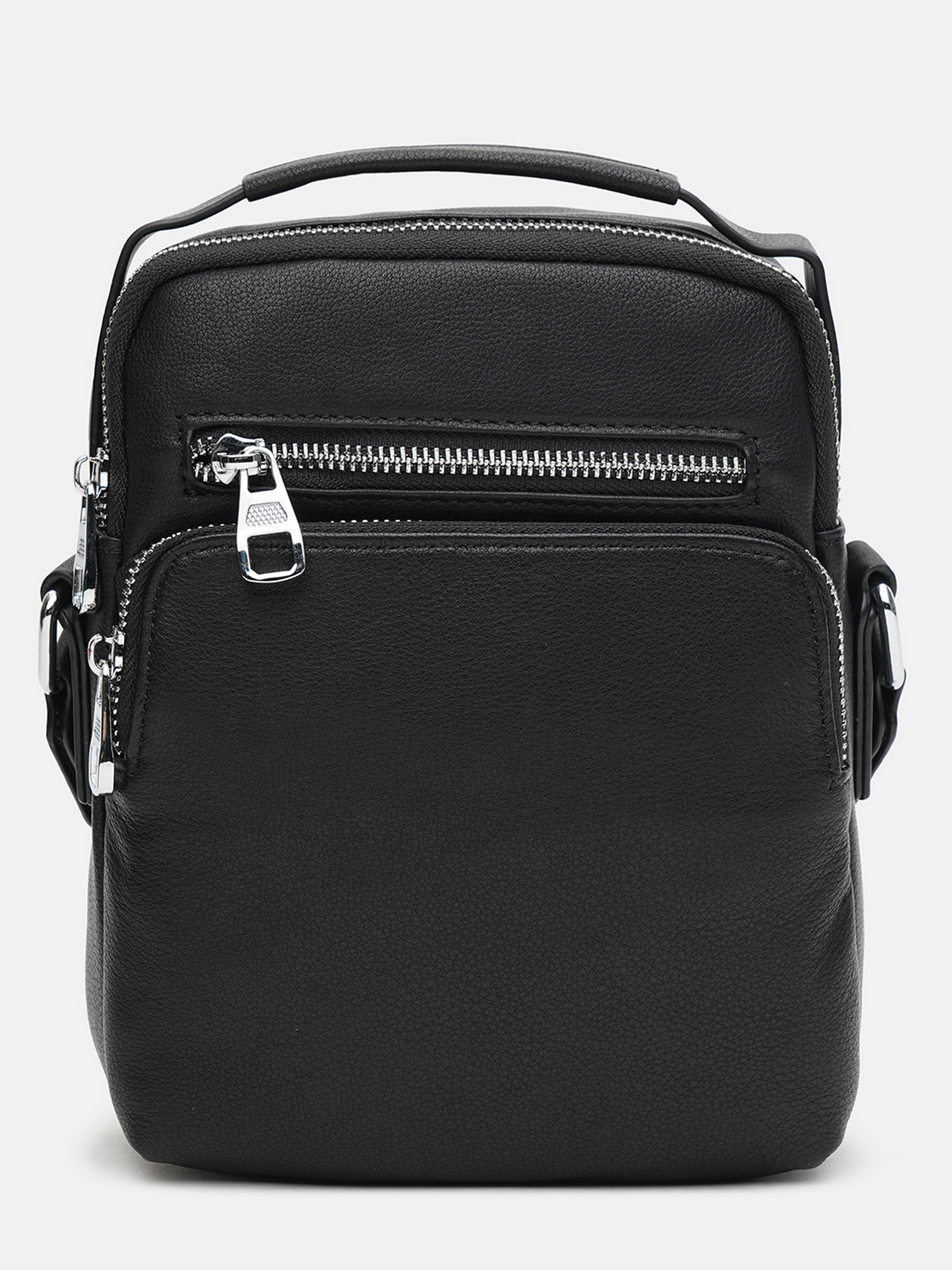 Ricco Grande Мессенджер (K12002bl-black) Чоловіче, колір - Чорний, матеріал - Шкіра