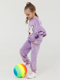 Спортивний костюм ISSA Plus модель CD-401_lilac Фото