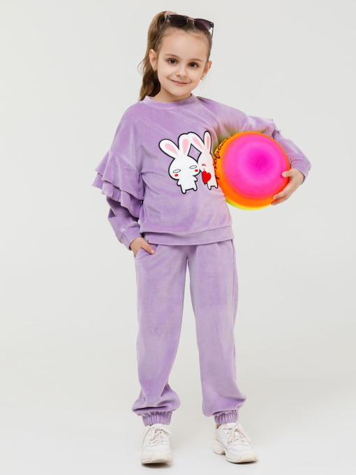 Спортивний костюм ISSA Plus Модель CD-401_lilac Фото