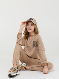 Спортивный костюм ISSA Plus модель CD-424_beige Фото