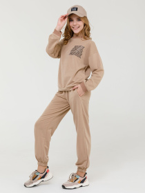 Спортивный костюм ISSA Plus модель CD-424_beige Фото