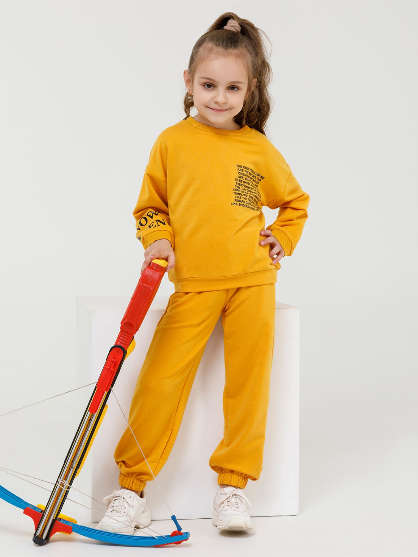 Спортивний костюм ISSA Plus модель CD-424_mustard Фото