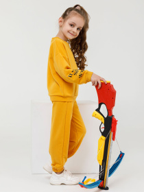 Спортивний костюм ISSA Plus модель CD-424_mustard Фото