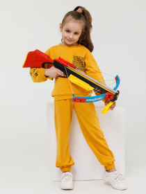 Спортивний костюм ISSA Plus модель CD-424_mustard Фото