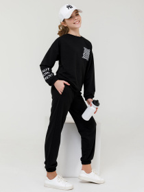 Спортивный костюм ISSA Plus модель CD-424_black Фото