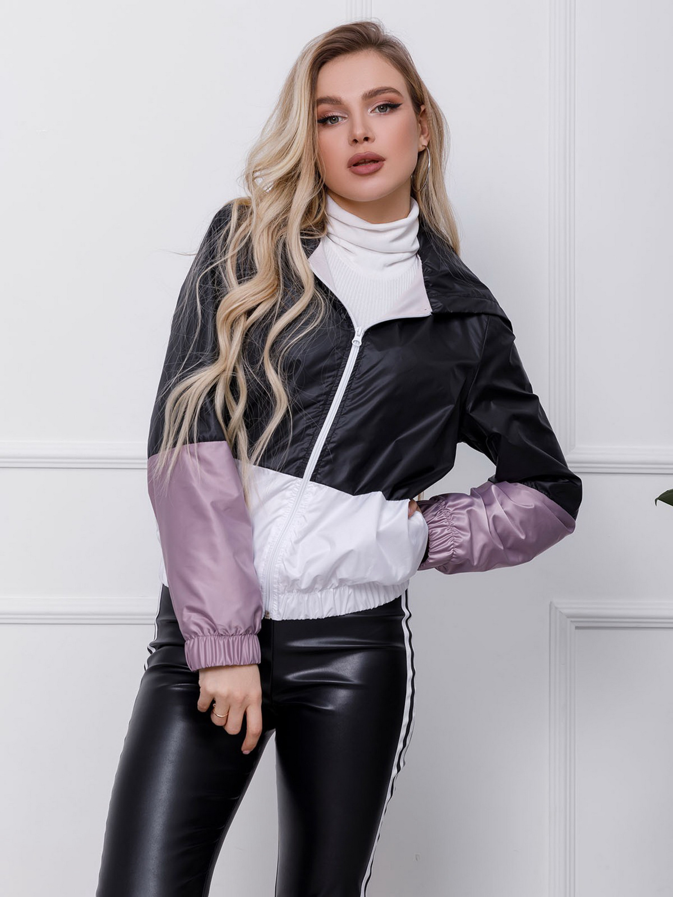 Вітровка ISSA Plus модель SA-123_blackpink Фото