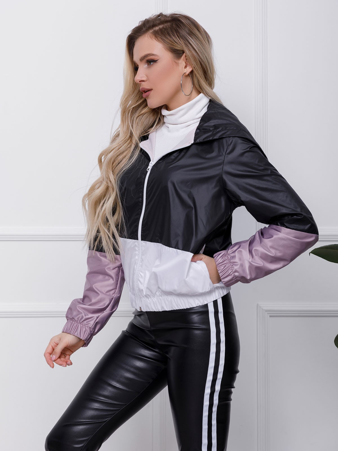 Вітровка ISSA Plus модель SA-123_blackpink Фото