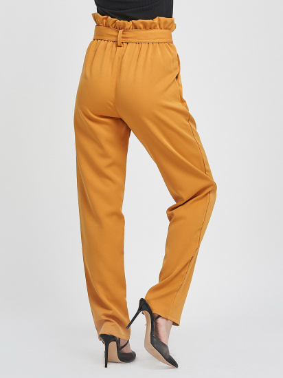 Штани повсякденні ISSA Plus модель 11300_mustard — фото 4 - INTERTOP