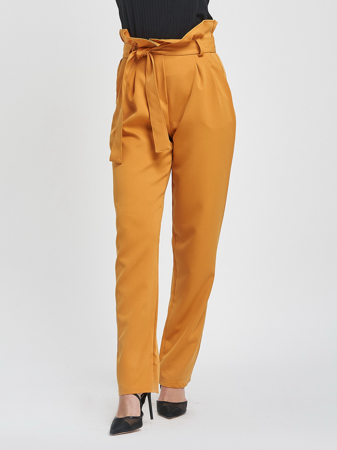 Повсякденні штани ISSA Plus модель 11300_mustard Повсякденні штани ISSA Plus модель 11300_mustard Фото