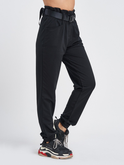 Штани повсякденні ISSA Plus модель 9978_black — фото 3 - INTERTOP