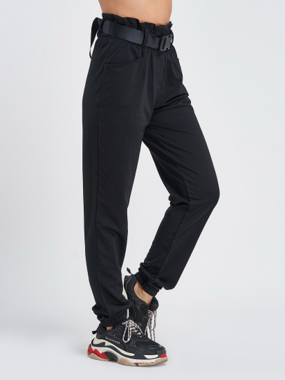 Штани повсякденні ISSA Plus модель 9978_black — фото 4 - INTERTOP