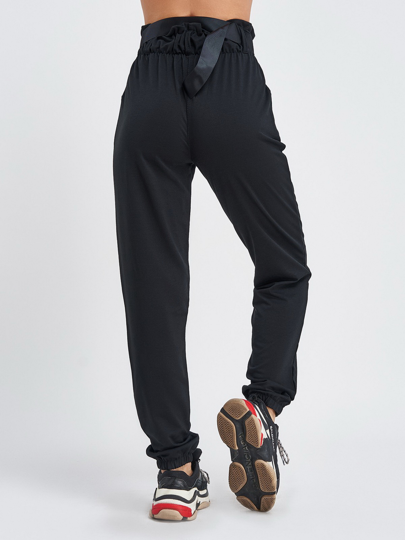 Повсякденні штани ISSA Plus модель 9978_black Повсякденні штани ISSA Plus модель 9978_black Фото