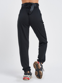 Повсякденні штани ISSA Plus модель 9978_black Повсякденні штани ISSA Plus модель 9978_black Фото