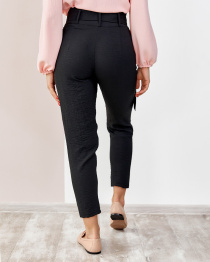 Брюки повседневные ISSA Plus модель SA-178_black Фото