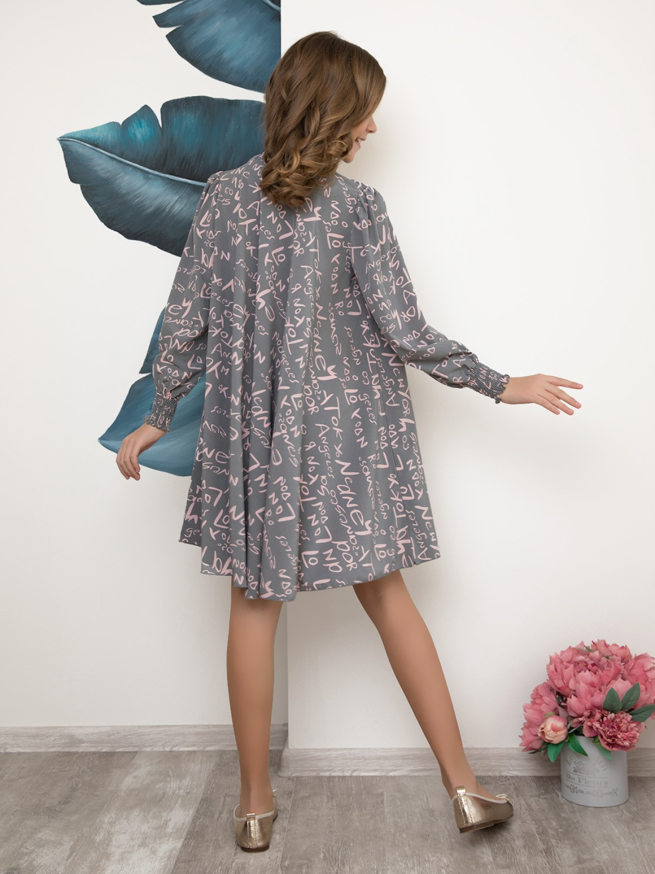 Платье мини ISSA Plus модель CD-409_grey Фото