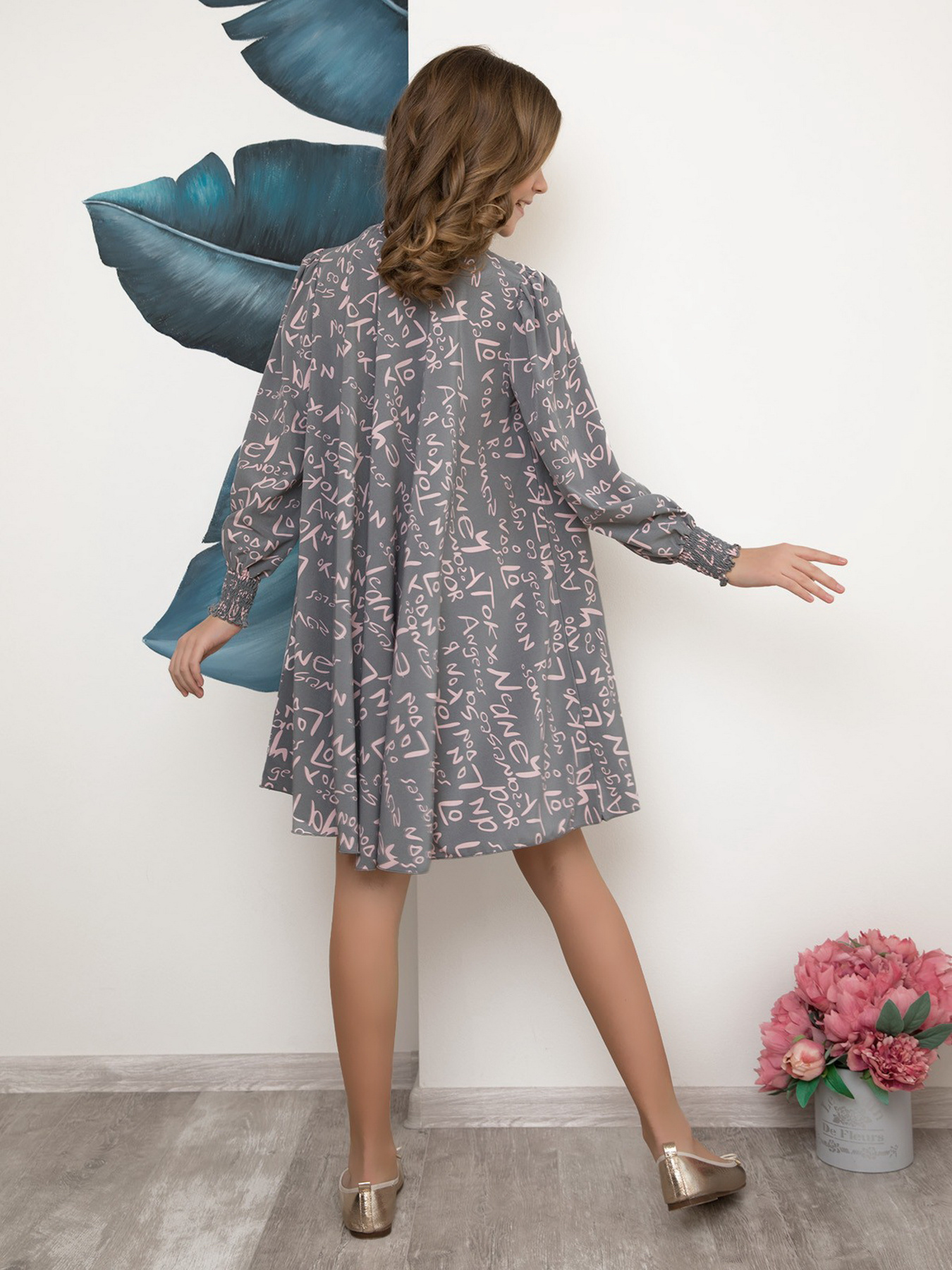 Платье мини ISSA Plus модель CD-409_grey Фото