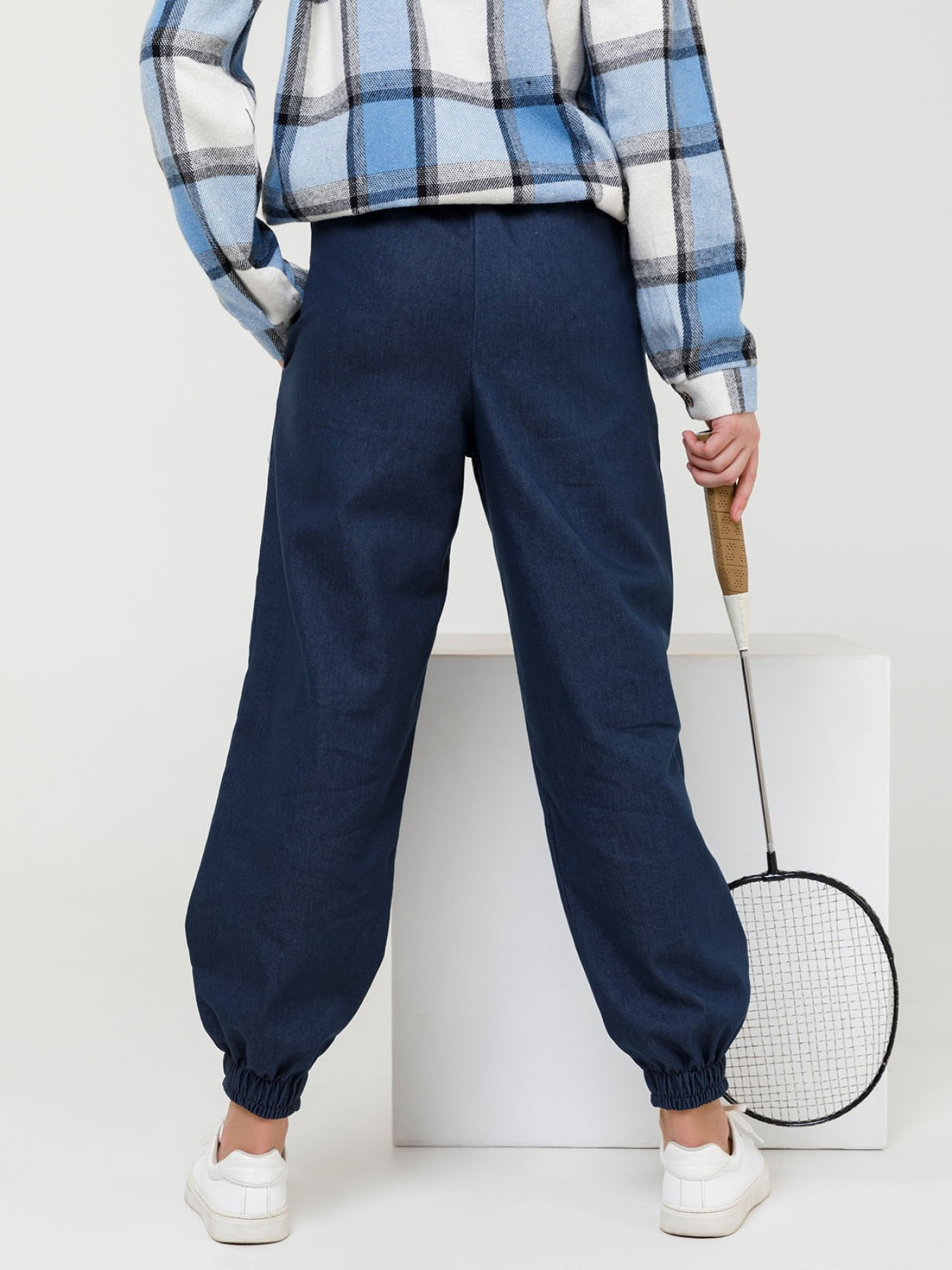 Джоггеры ISSA Plus модель CD-415_blue Фото