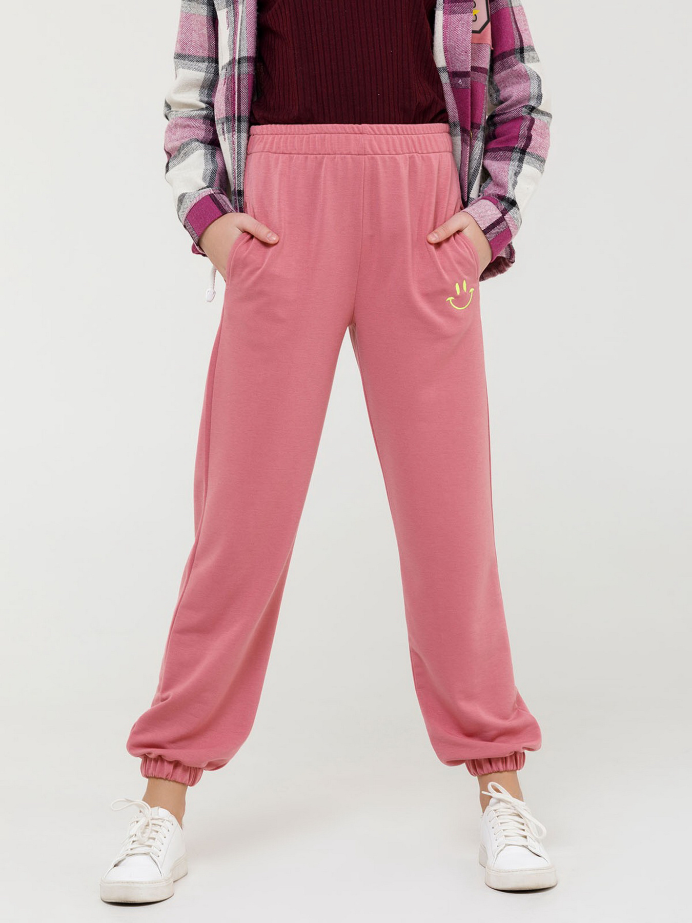 Джоггеры ISSA Plus модель CD-418_pink Джоггеры ISSA Plus модель CD-418_pink Фото