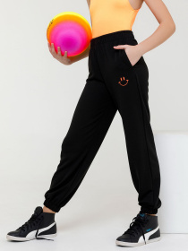 Джоггеры ISSA Plus модель CD-418_black Фото