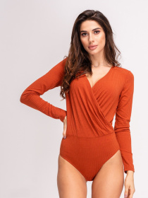 Боди ISSA Plus модель 11390_mustard Фото