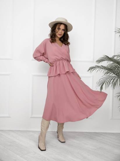 Костюм ISSA Plus модель 12280_pink - фото
