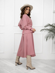 Повседневный костюм ISSA Plus модель 12280_pink Фото