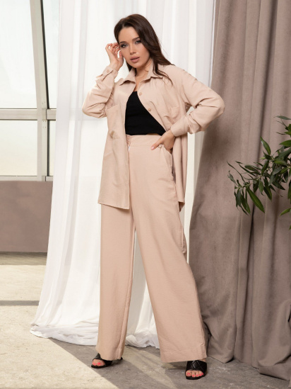 Костюм ISSA Plus модель 12718_beige — фото - INTERTOP