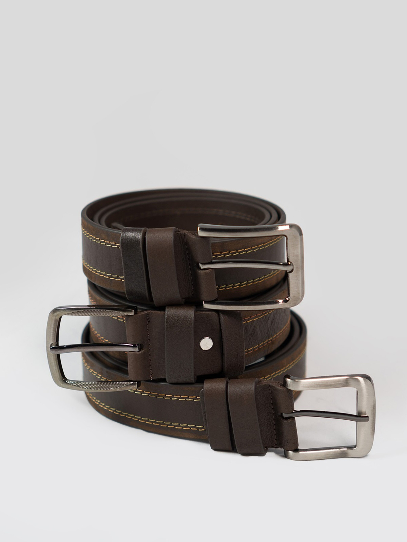 Ремень ISSA Plus модель R1-97_brown Фото