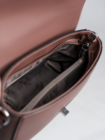 Крос-боді ISSA Plus модель SU3-104_brown — фото 4 - INTERTOP