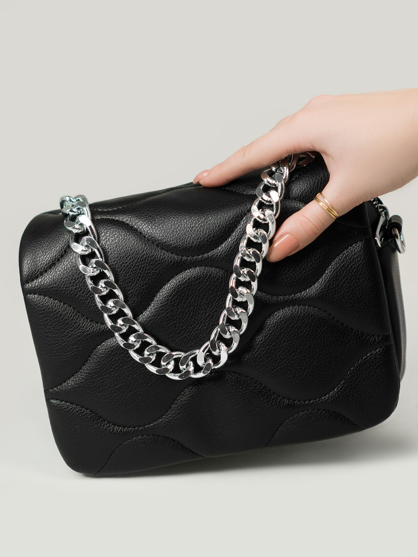 Крос-боді ISSA Plus модель SU3-146_black Фото