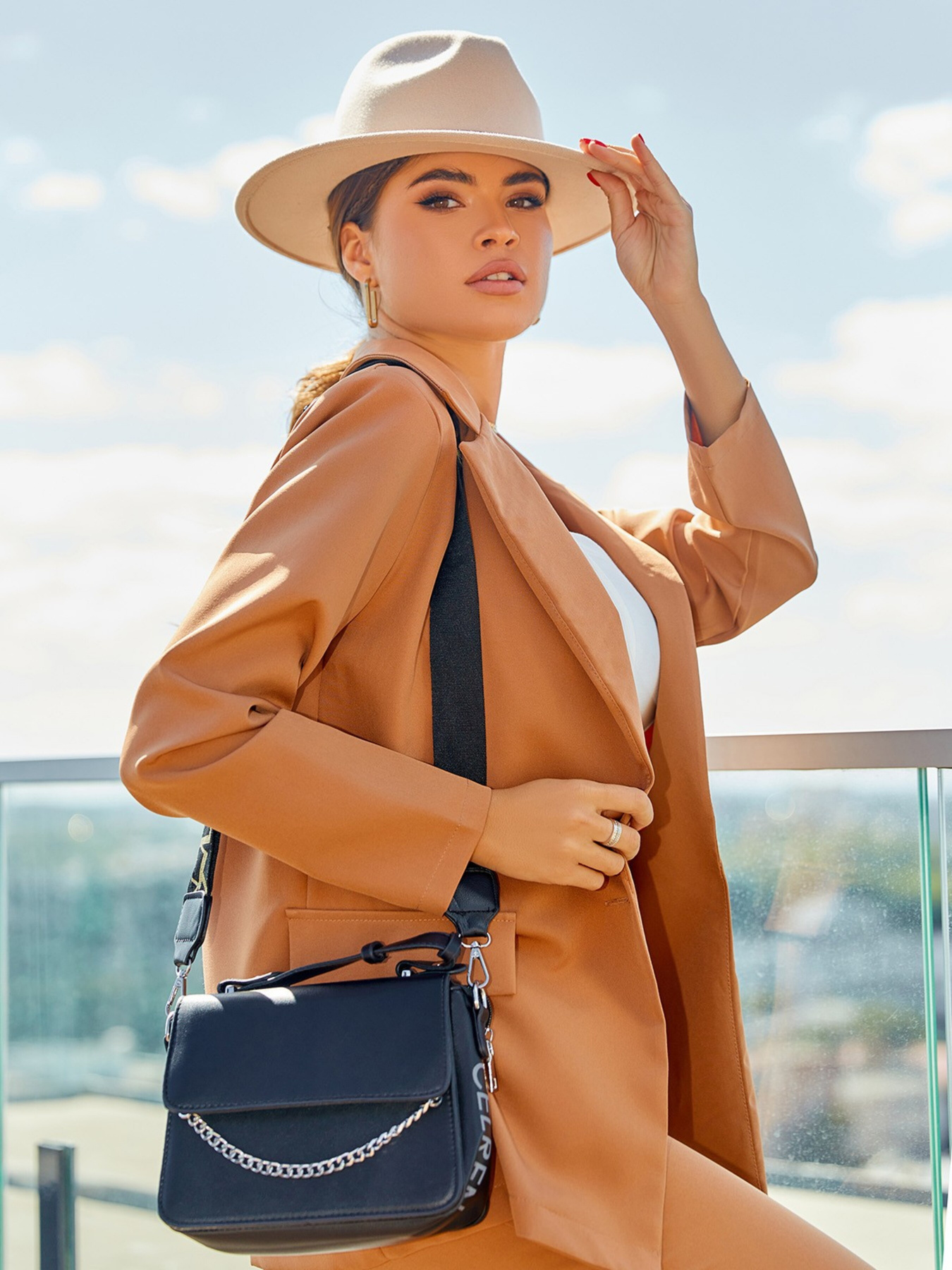 Кросс-боди ISSA Plus модель SU3-24_black Фото