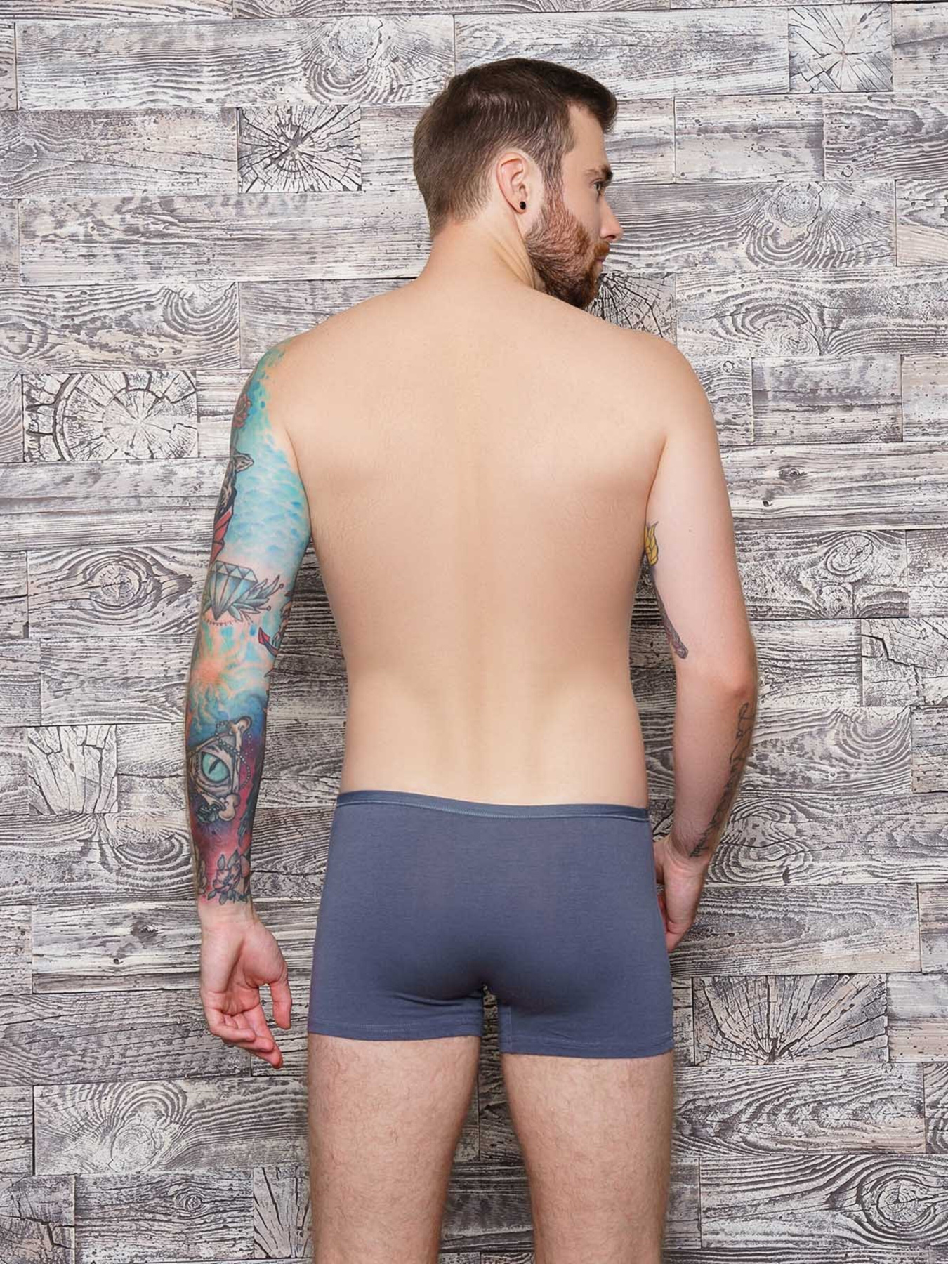 Трусы ISSA Plus модель GN5-152_darkgray. Трусы ISSA Plus модель GN5-152_darkgray. Фото