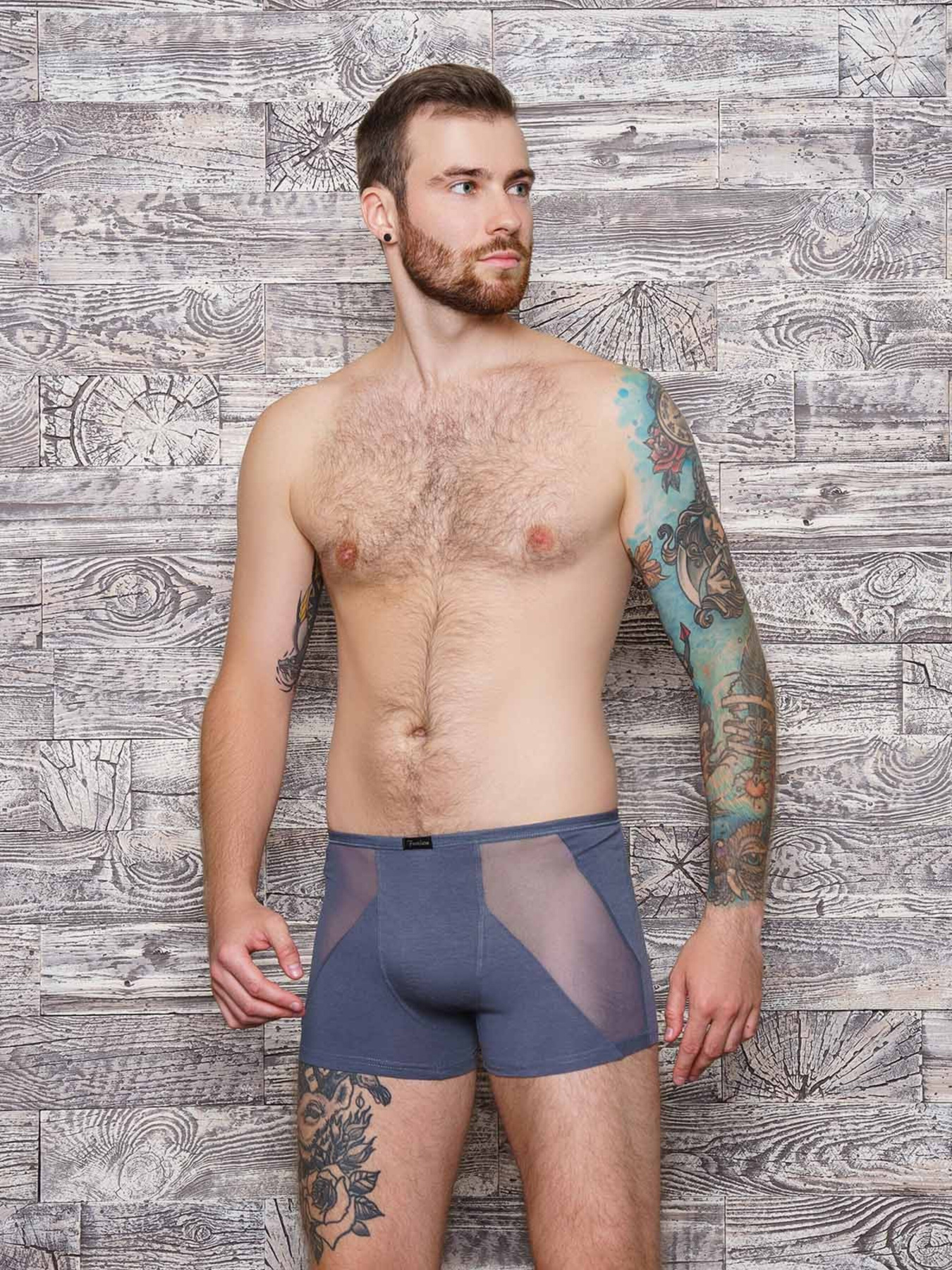 Трусы ISSA Plus модель GN5-152_darkgray. Трусы ISSA Plus модель GN5-152_darkgray. Фото