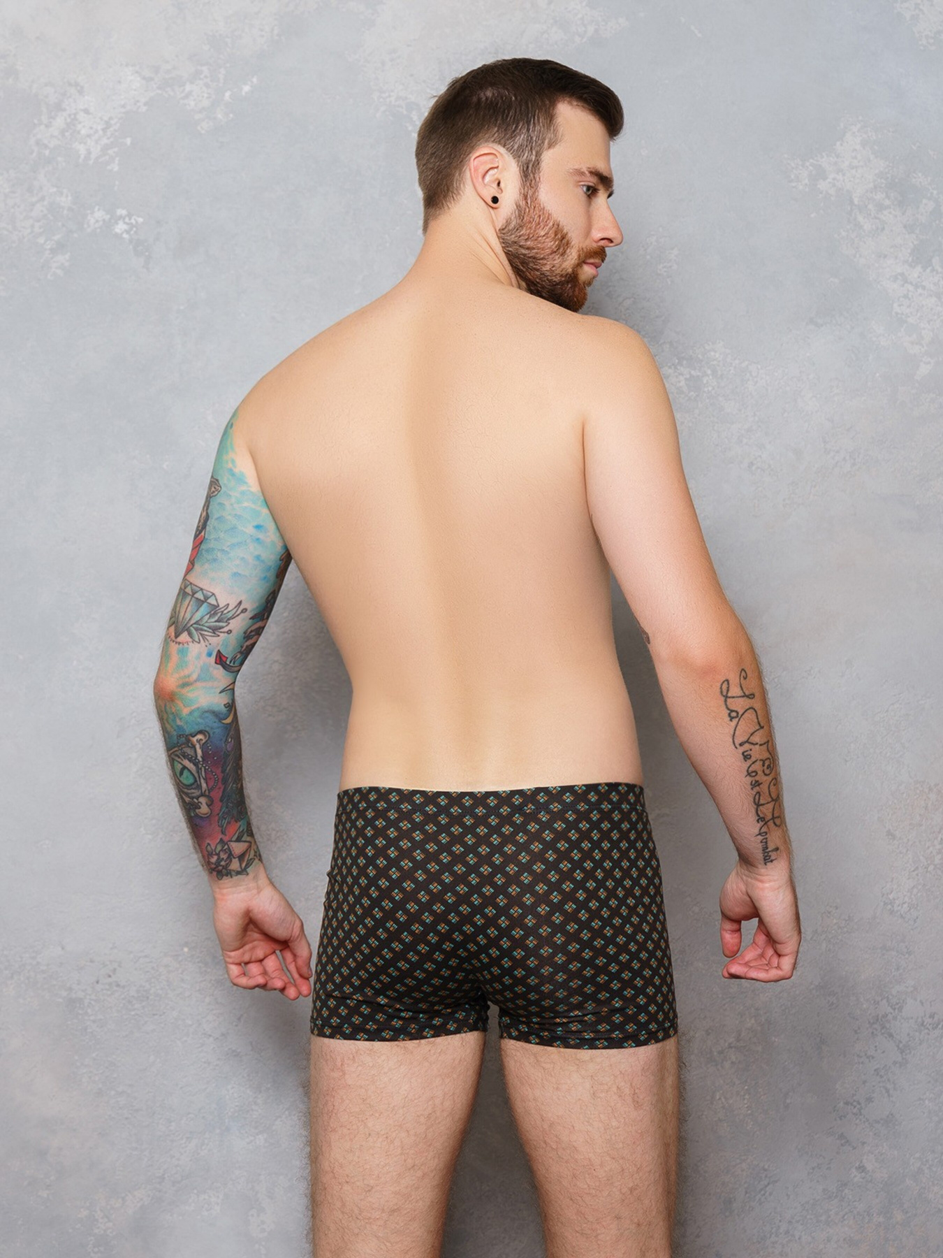 Трусы ISSA Plus модель GN5-161_black. Фото