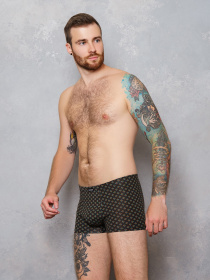 Трусы ISSA Plus модель GN5-161_black. Фото