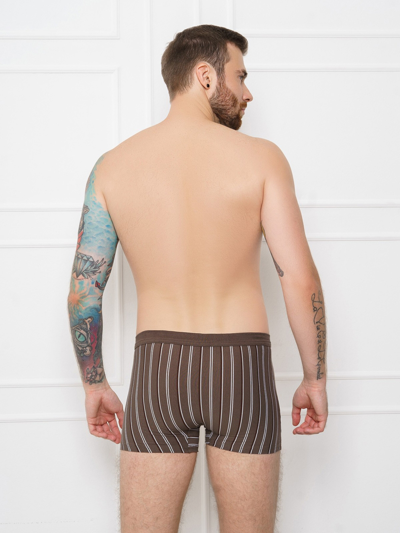 Трусы ISSA Plus модель GN5-162_khaki. Фото