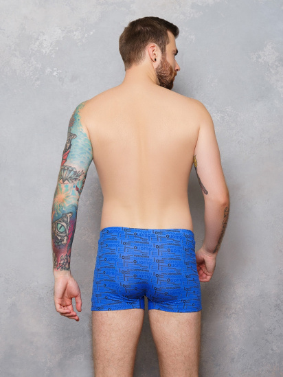 Труси ISSA Plus модель GN5-89_blue. — фото - INTERTOP