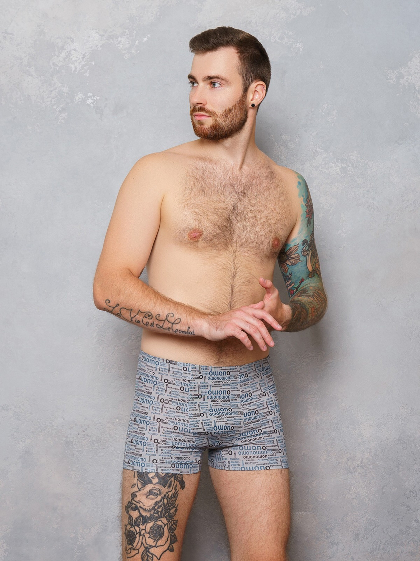 Трусы ISSA Plus модель GN5-89_grey. Трусы ISSA Plus модель GN5-89_grey. Фото