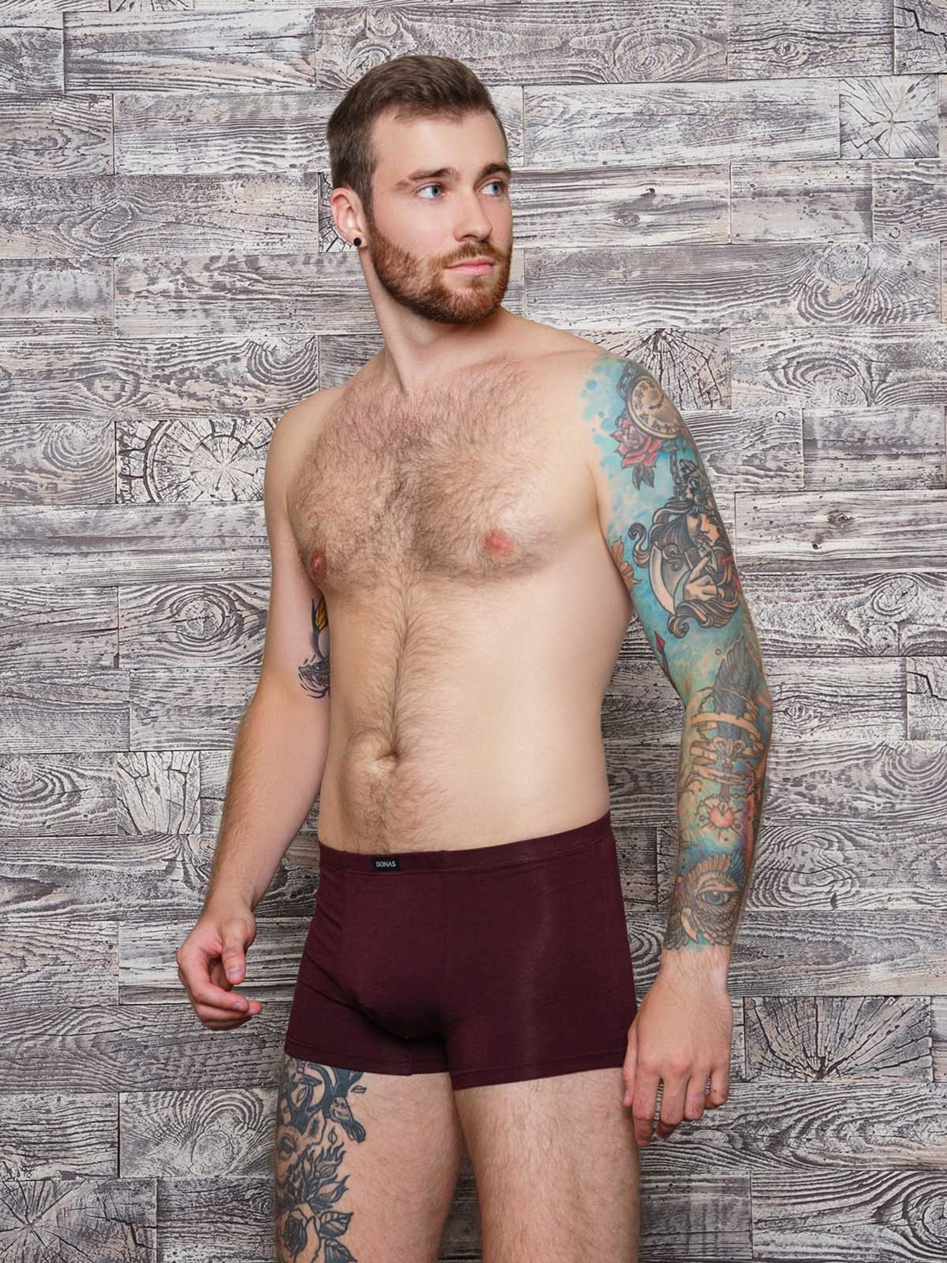 Трусы ISSA Plus модель GN5-90_brown. Фото