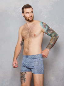 Трусы ISSA Plus модель GN5-93_grey. Фото