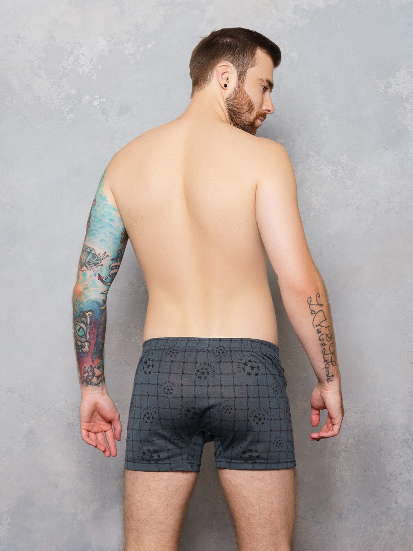 Трусы ISSA Plus модель GN5-94_darkgray. Трусы ISSA Plus модель GN5-94_darkgray. Фото