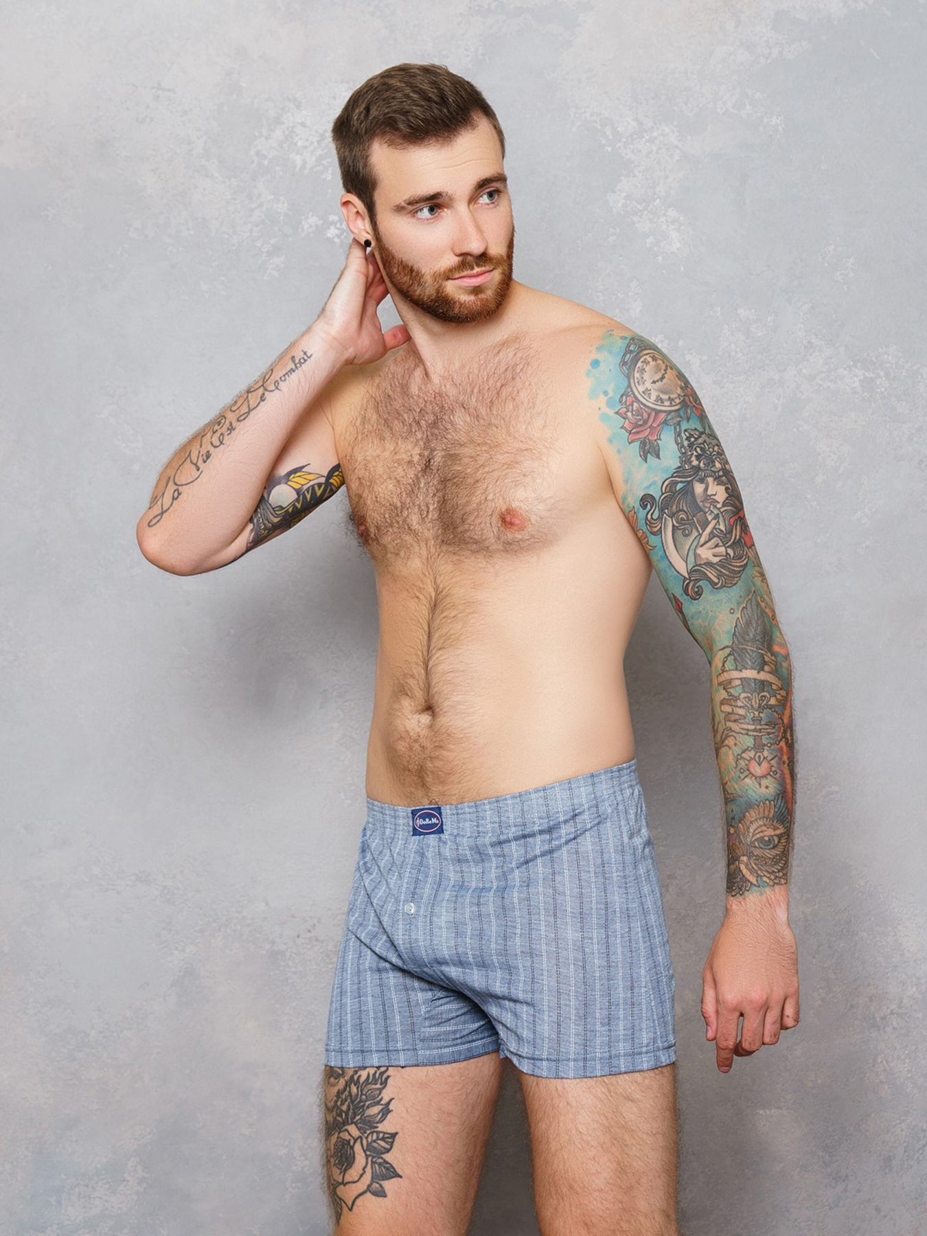 Трусы ISSA Plus модель GN5-97_grey. Трусы ISSA Plus модель GN5-97_grey. Фото