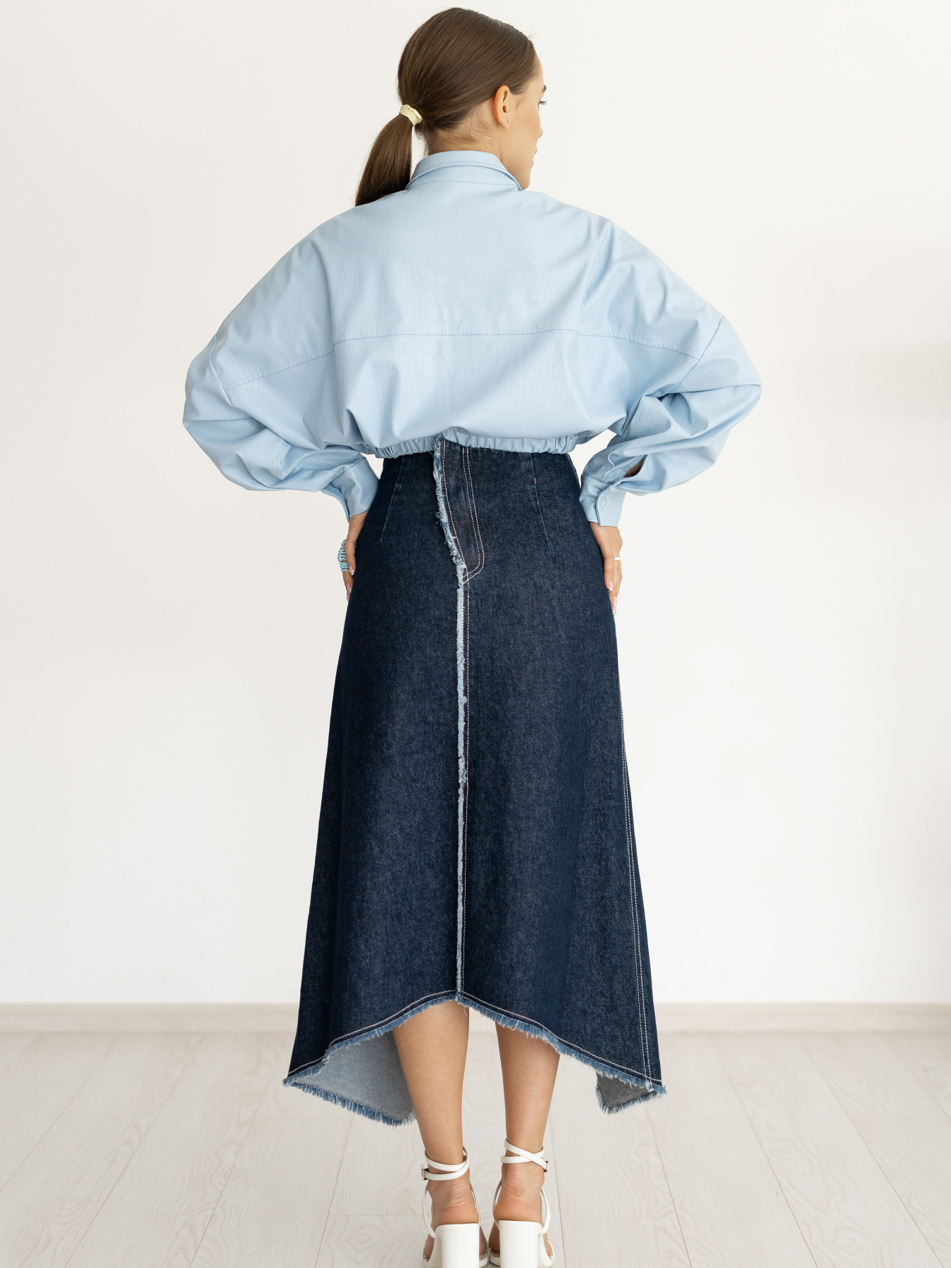 Джинсовая юбка 7/11 Seven Eleven модель SE22SkDnmBttn Фото