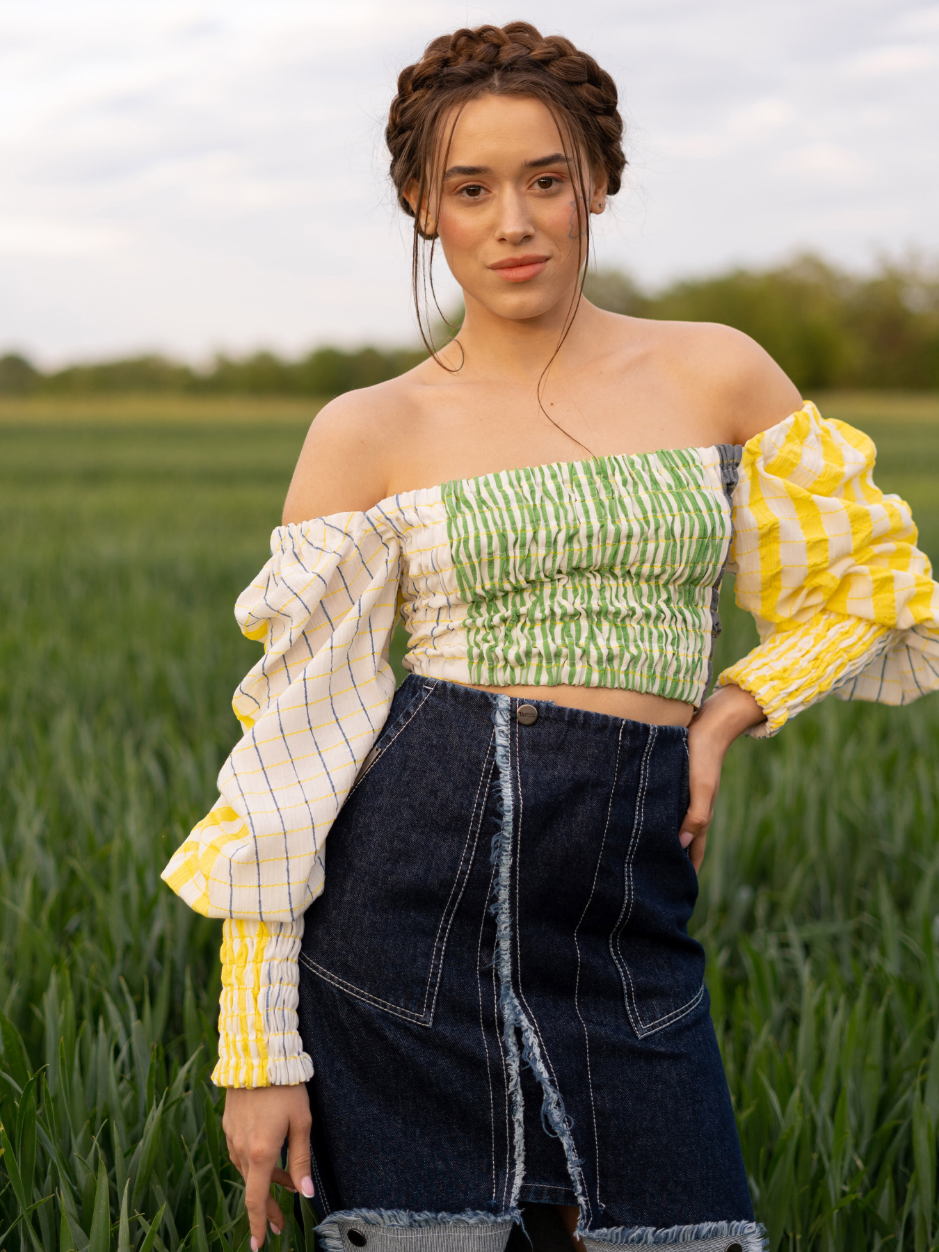 Джинсовая юбка 7/11 Seven Eleven модель SE22SkDnmBttn Фото