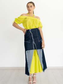 Джинсовая юбка 7/11 Seven Eleven модель SE22SkDnmBttn Фото