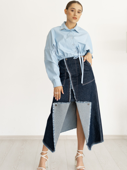 Джинсова спідниця 7/11 Seven Eleven модель SE22SkDnmBttn Фото